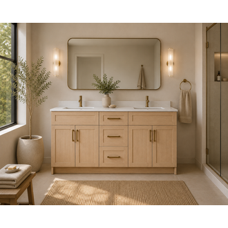 Vanity sur pied Collection Livia Oak