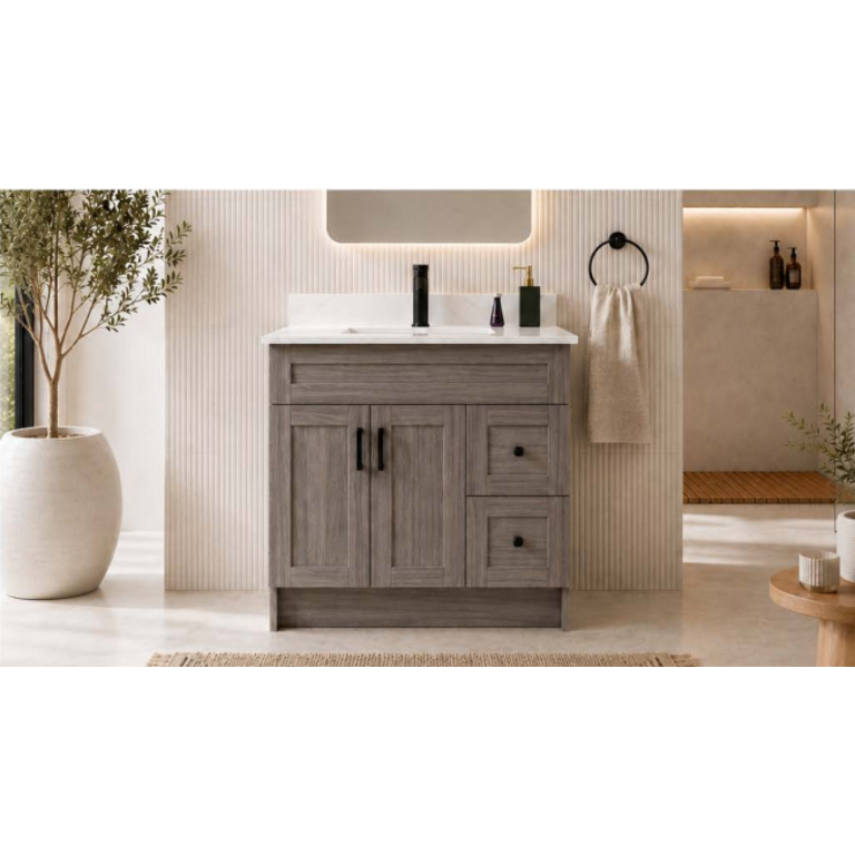 Vanité sur pied Collection Livia Dark Oak