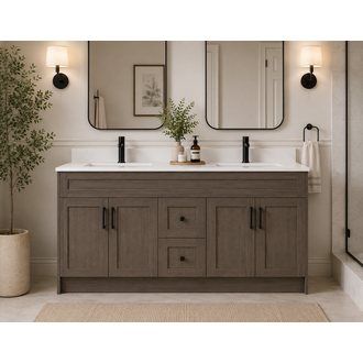 Vanity sur pied Collection Livia Dark Oak