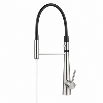 Robinet de cuisine Two ways Noir/Chrome MN-15598