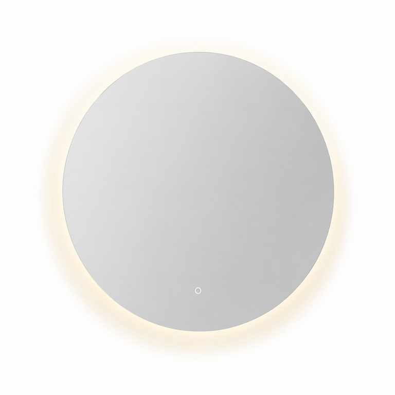 Miroir à éclairage DEL intégré Rond Collection Luna