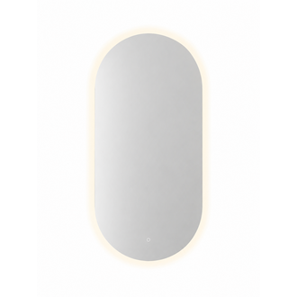 Aura Collection Oval Vertical Integrated LED Lighted Mirror