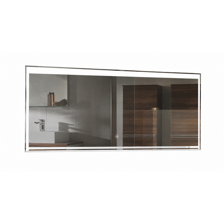 Mirror with integrated LED lighting