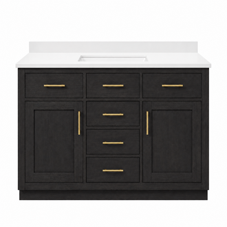 Vanity sur pied Collection Alison Black 42'' Single