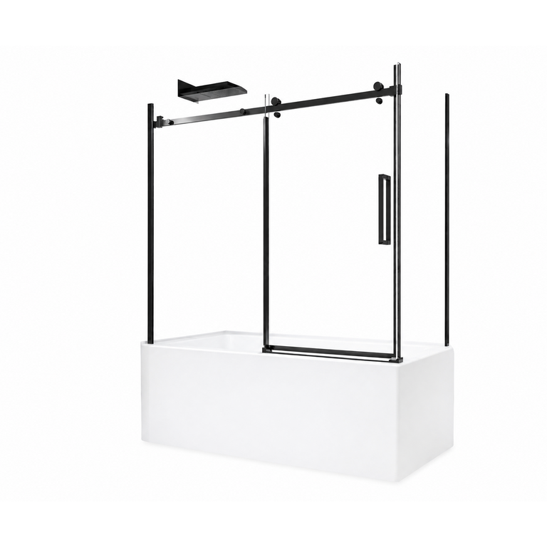 Bath screen with return panel 60''x32'' Nautika