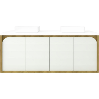 Vanity Wall-Mounted Luho Collection Melrose (Bois)