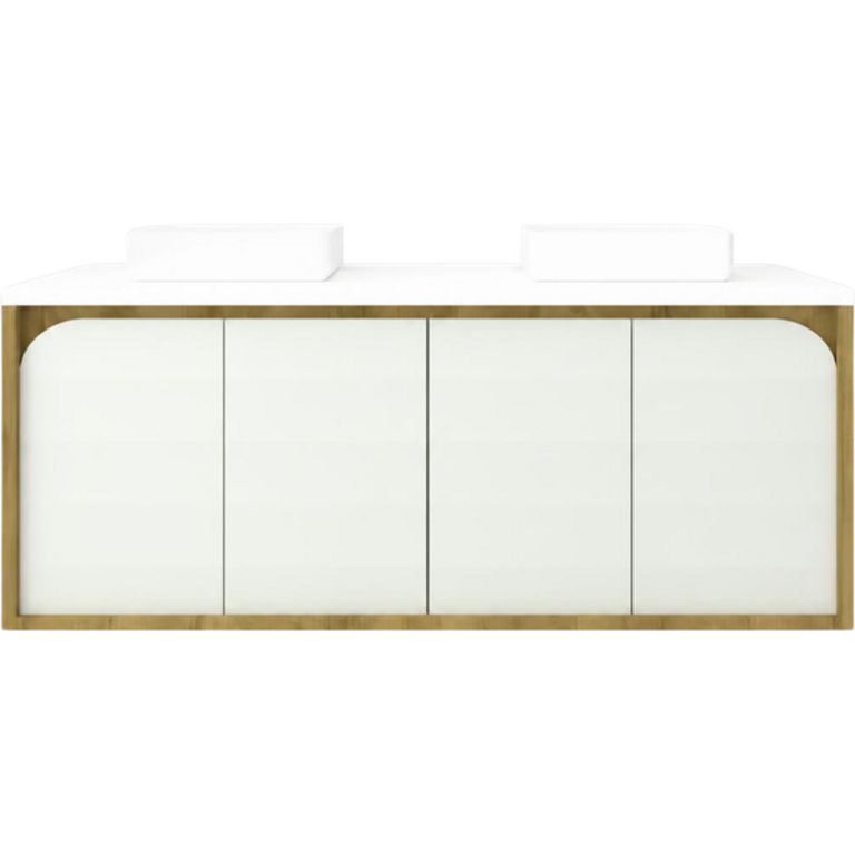 Vanity Wall-Mounted Luho Collection Melrose (Bois)