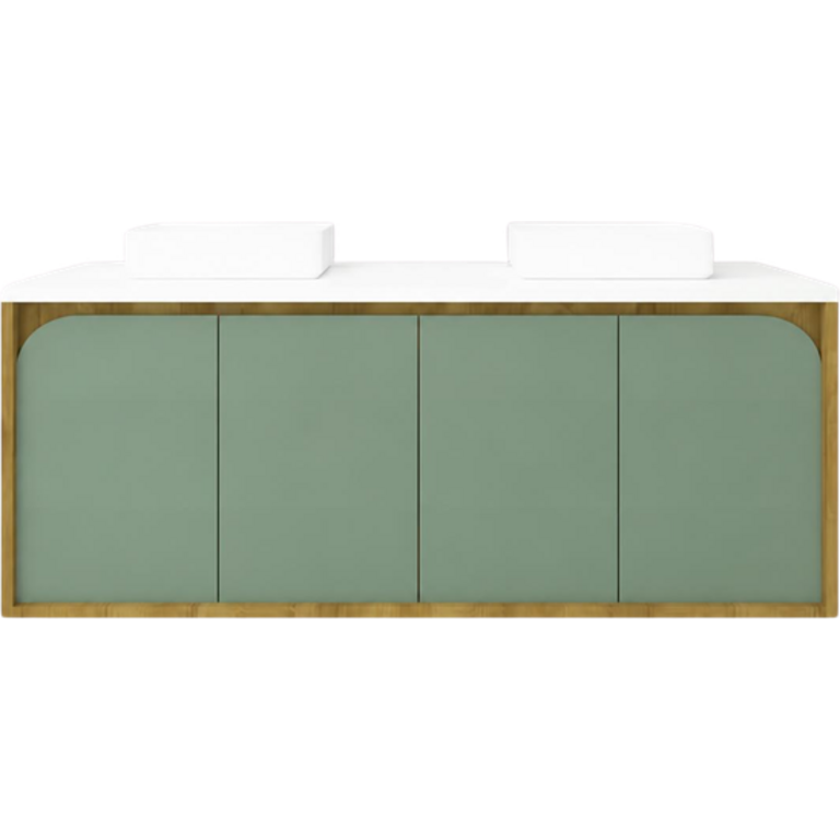 Vanity Wall-Mounted Luho Collection Melrose (Bois)