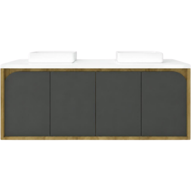 Vanity Wall-Mounted Luho Collection Melrose (Bois)