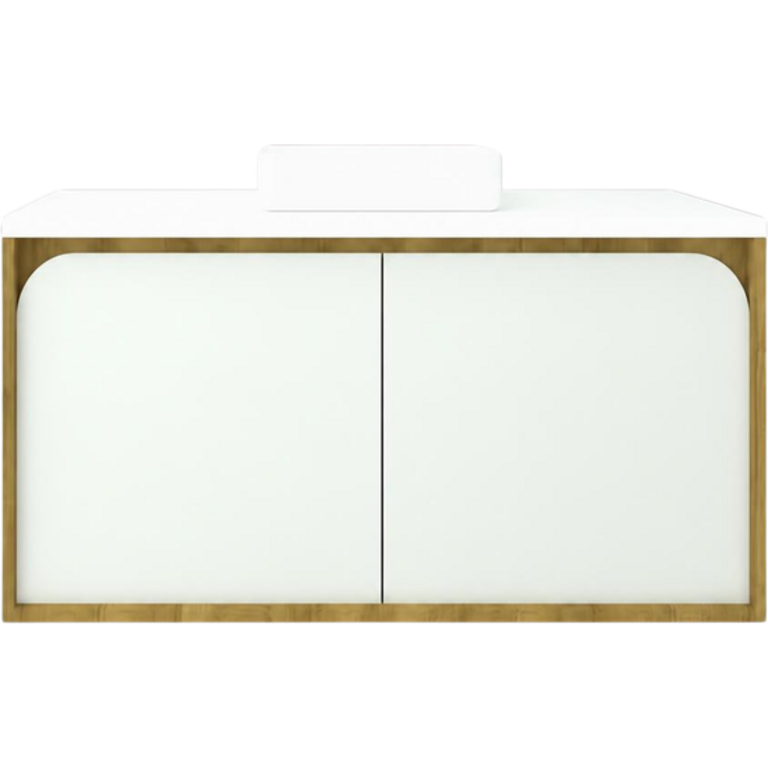 Vanity Wall-Mounted Luho Collection Melrose (Bois)
