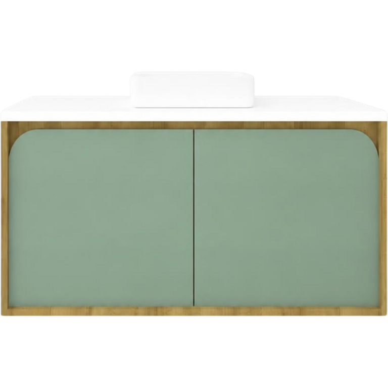 Vanity Wall-Mounted Luho Collection Melrose (Bois)