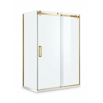 Ensemble de douche réversible Or brossé série Quartz JB