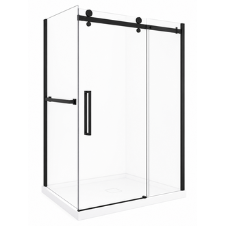 Luhö Ensemble de douche réversible noir mat série Quartz Luho