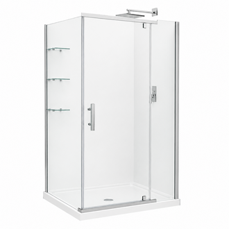 Shower set 32x40 Chrome