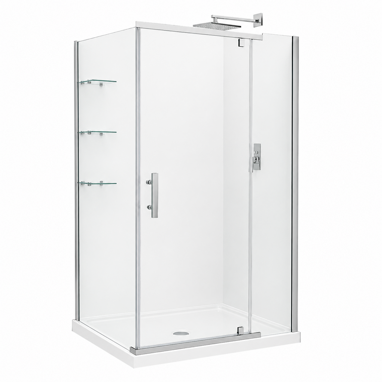 Shower set 32x40 Chrome