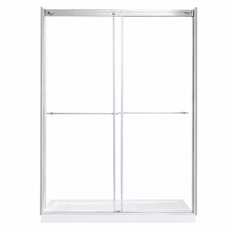 Eva Series 60'' Chrome Shower Door