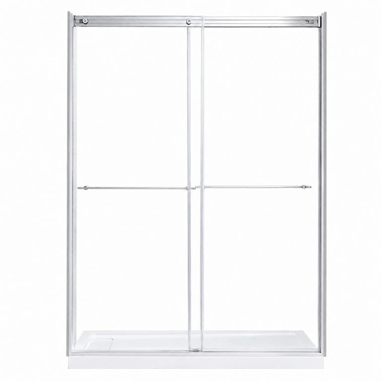 Eva Series 60'' Chrome Shower Door