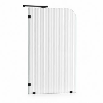 Italian-style panel with fluted glass Nelly collection