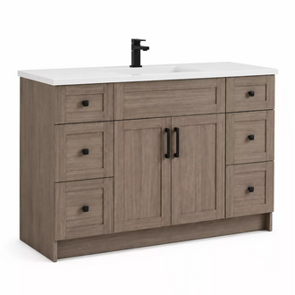 Vanité sur pied Collection Livia Dark Oak