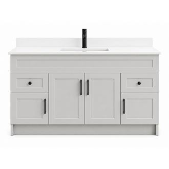 Vanity sur pied Collection Rosy Grise
