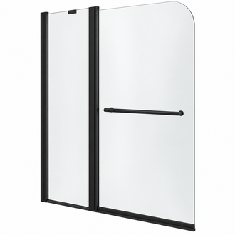 Écran de bain Noir Bey 47.2''