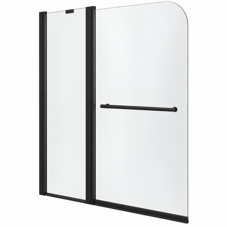 Écran de bain Noir Bey 47.2''