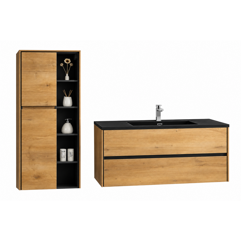 Floating Vanity 48'' European Oak Series Danemark