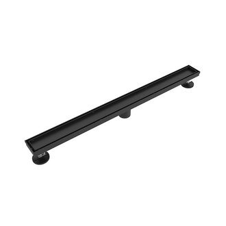 Drain Linéaire en acier inoxydable fini Noir Mat