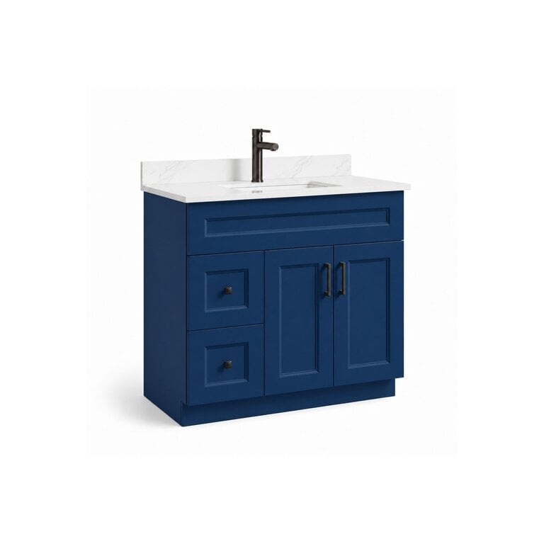 Vanité sur pied Collection Rosy Bleue