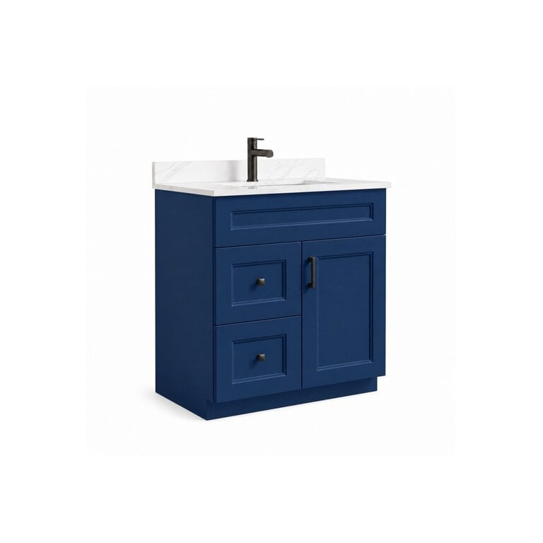 Vanité sur pied Collection Rosy Bleue
