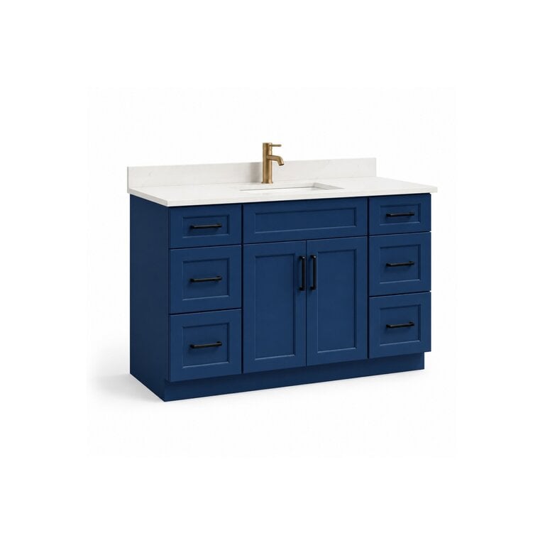 Vanité sur pied Collection Rosy Bleue