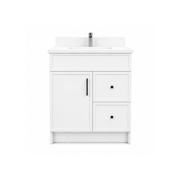 Vanité sur pied Collection Merida Blanche
