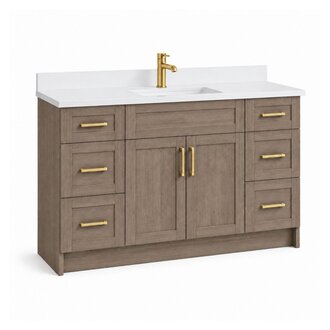 Vanité sur pied Collection Livia Dark Oak