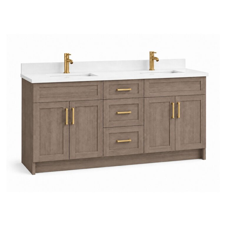 Vanité sur pied Collection Livia Dark Oak