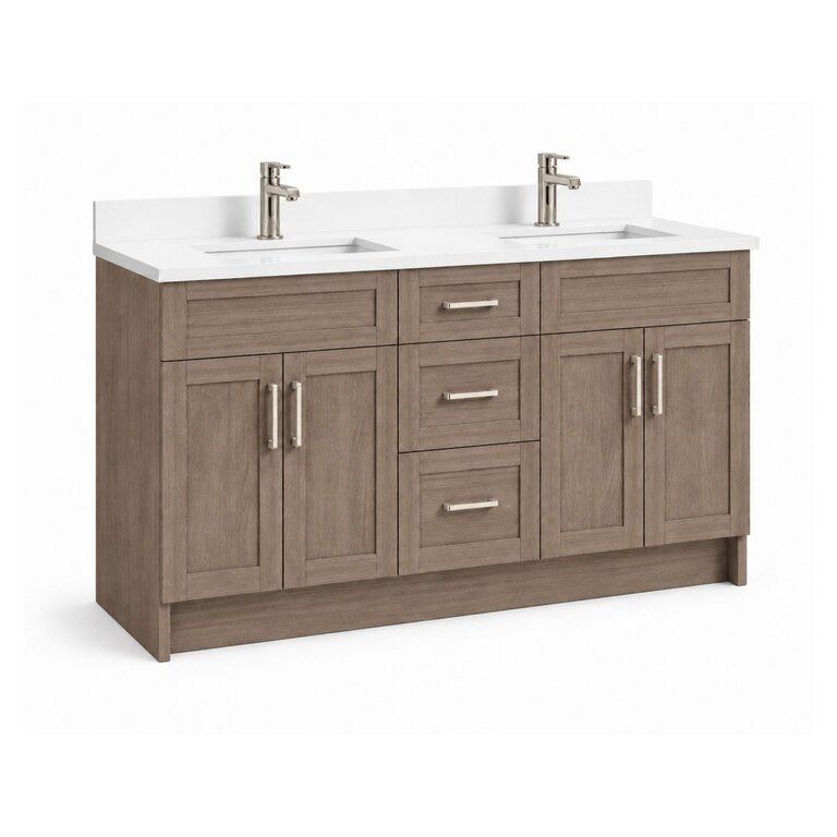 Vanité sur pied Collection Livia Dark Oak