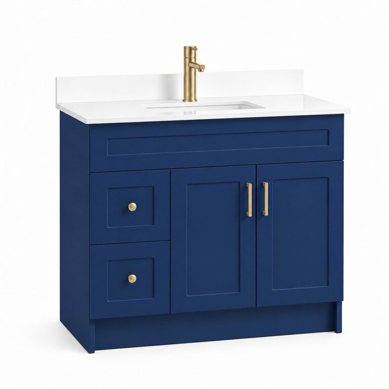 Vanité sur pied Collection Livia Bleue