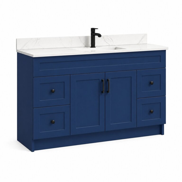Vanité sur pied Collection Livia Bleue