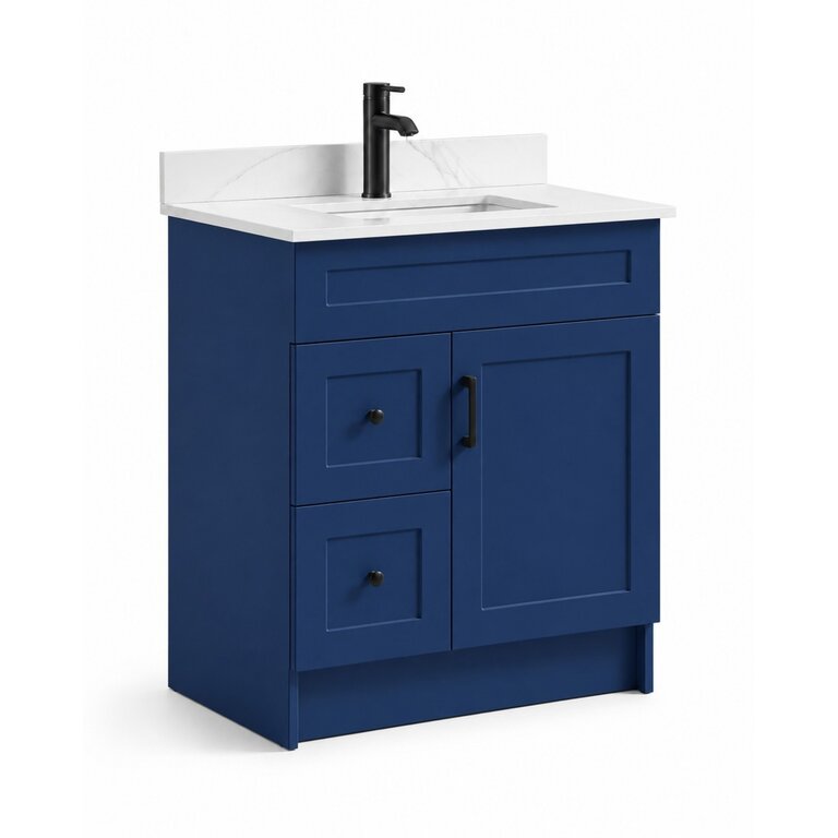 Vanité sur pied Collection Livia Bleue
