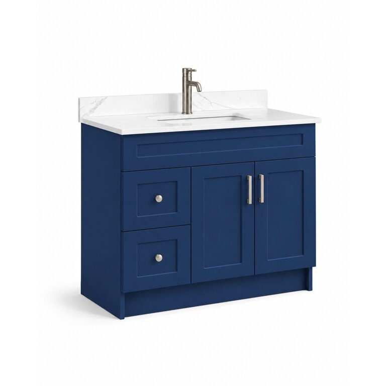 Vanité sur pied Collection Livia Bleue