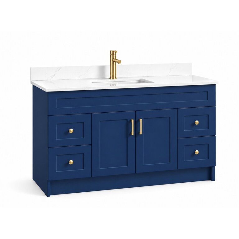Vanité sur pied Collection Livia Bleue
