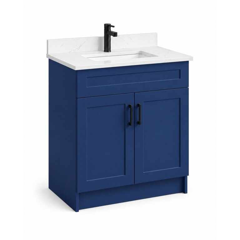 Vanité sur pied Collection Livia Bleue