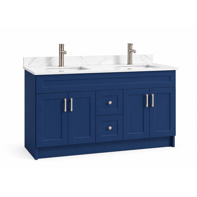 Vanité sur pied Collection Livia Bleue