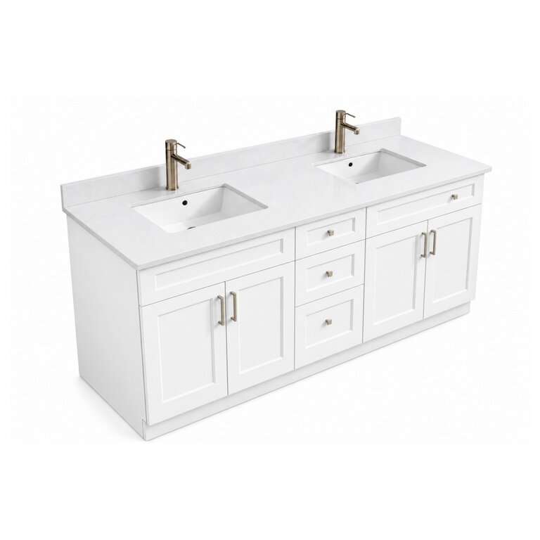 Vanity sur pied Collection Rosy Blanche
