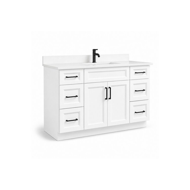 Vanity sur pied Collection Rosy Blanche