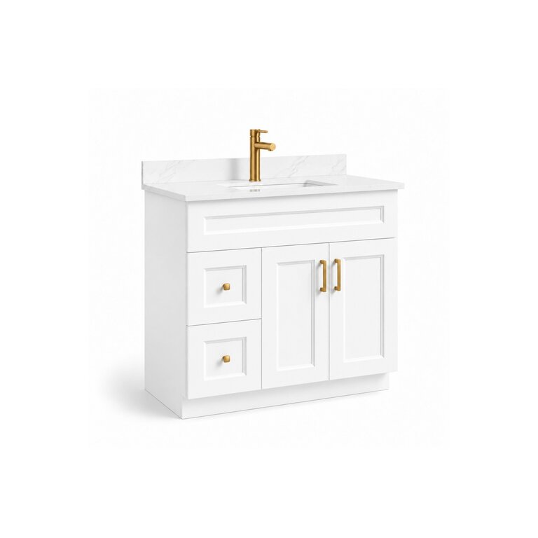 Vanité sur pied Collection Rosy Blanche