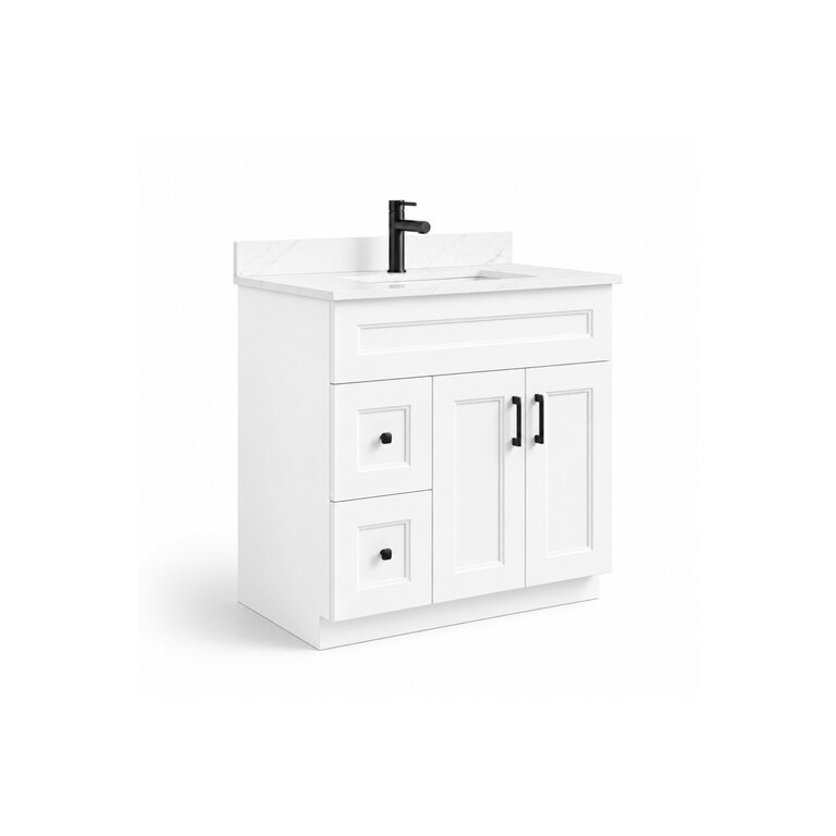 Vanity sur pied Collection Rosy Blanche