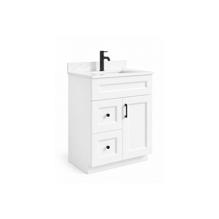 Vanity sur pied Collection Rosy Blanche