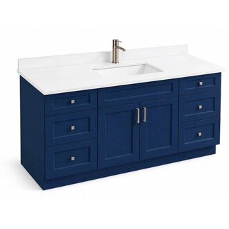 Vanité sur pied Collection Rosy Bleue