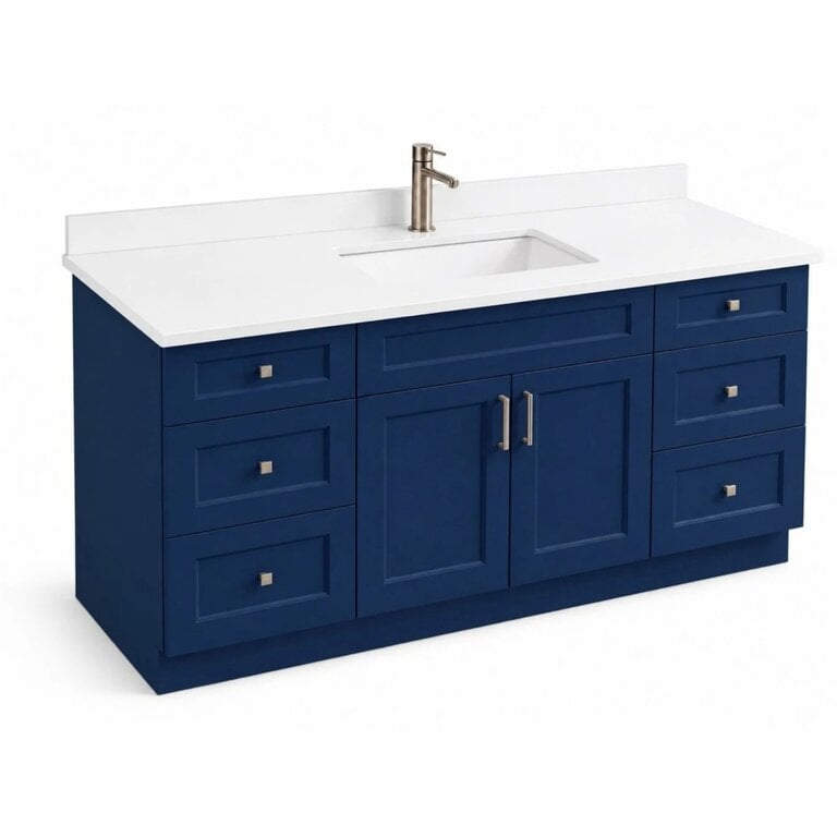 Vanité sur pied Collection Rosy Bleue
