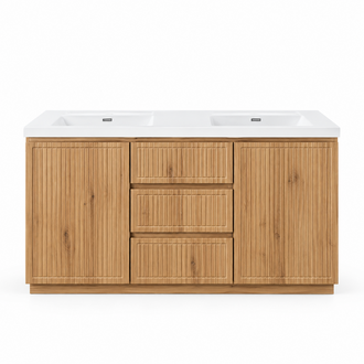Aria Natural Oak Freestanding Vanity